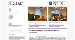 Desktop Screenshot of nislab.no